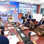 cm dhami in disaster management center