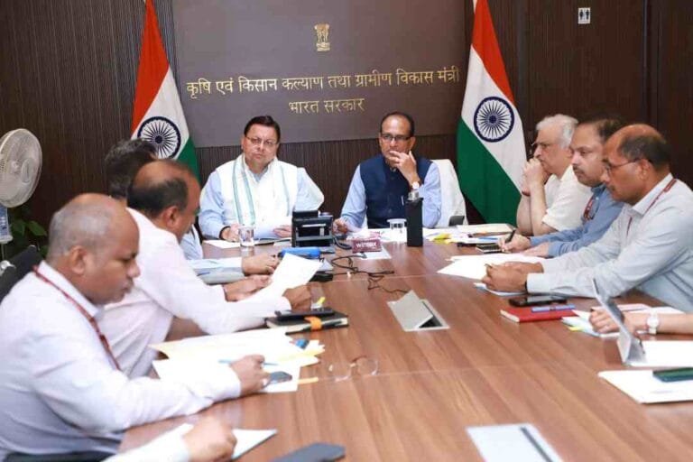 सीएम धामी और शिवराज की मुलाकात