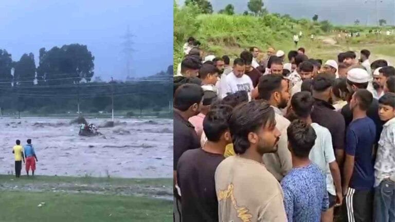 flood in asan river