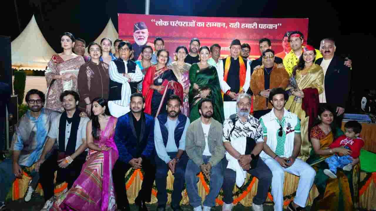 cm dhami meet artists igas