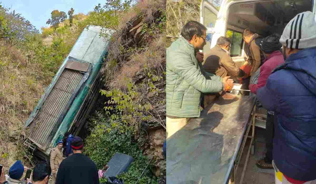 almora bus accident अल्मोड़ा में बस गिरी