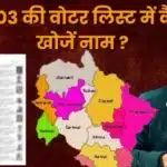2003 की वोटर लिस्ट में कैसे खोजें नाम ?