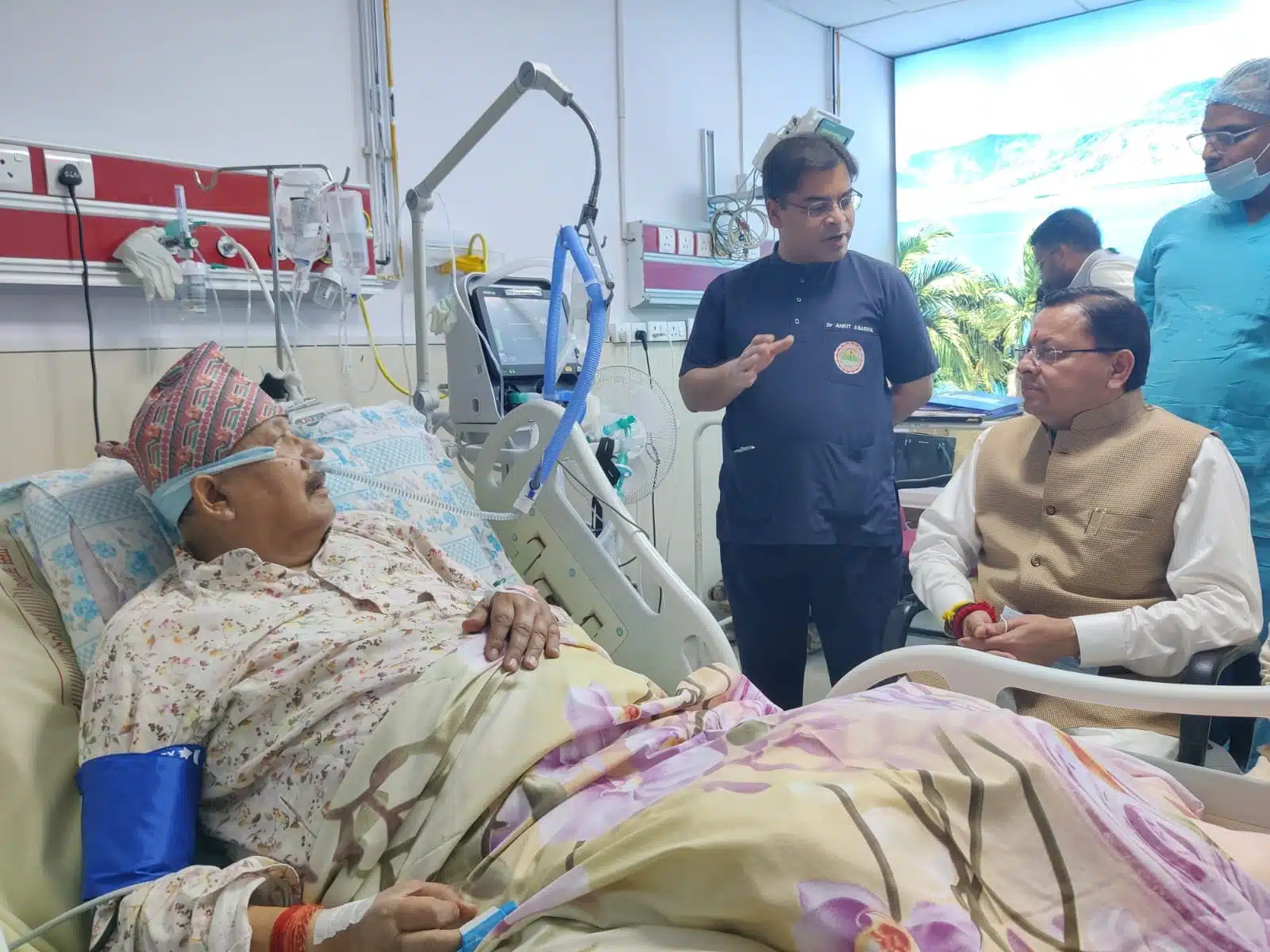 उत्तराखंड के कैबिनेट मंत्री सतपाल महाराज की तबियत बिगड़ी, एम्स में कराया गया भर्ती