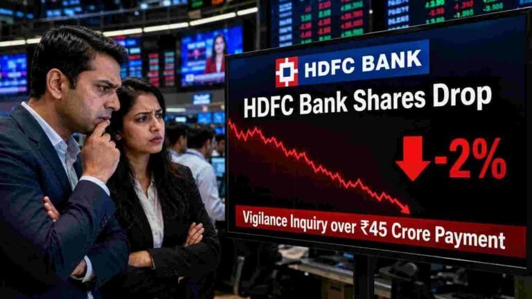 HDFC BANK SHARE DROP