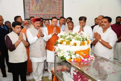 bc khanduri ka nidhan cm dhami pays tribute