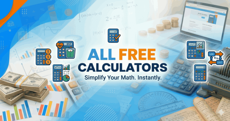 इंटरनेट पर आया 150+ से अधिक मुफ्त कैलकुलेटर का नया ठिकाना: All Free Calculators