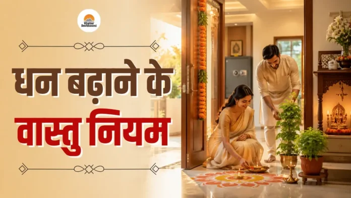 धन बढ़ाने के वास्तु नियम, धन बढ़ाने के वास्तु नियम और घर में सकारात्मक ऊर्जा के उपाय